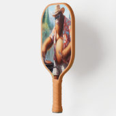 Bigfoot Grilling Burgers Pickleball Paddle (Links)
