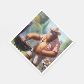 Bigfoot Grilling Burgers Servet (Hoek)