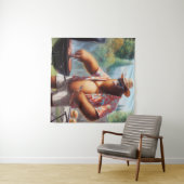 Bigfoot Grilling Burgers Wandkleed (In Situ (horizontaal))