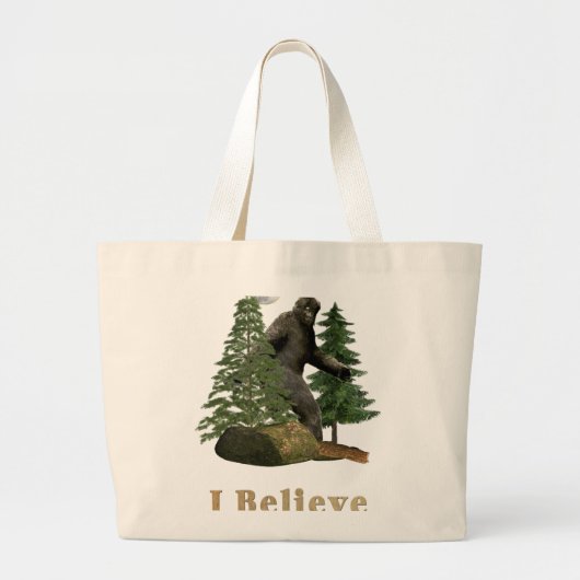 Bigfoot Grote Tote Bag (Voorkant)