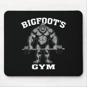 Bigfoot Gym Funny Sasquatch Bodybuilding Gewichtsl Muismat