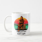 Bigfoot Hair geeft geen Sasquatch Funny 11oz Koffiemok (Links)