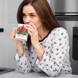 Bigfoot Hair geeft geen Sasquatch Funny 15oz Koffiemok