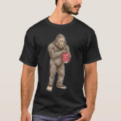 Bigfoot Halloween Aardappelchips T-shirt (Voorkant)