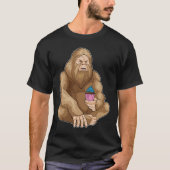 Bigfoot Halloween Cupcake T-shirt (Voorkant)