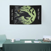 Bigfoot Halloween Green en Black Banner (Beurs)