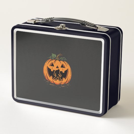 Bigfoot Halloween Pompoen Silhouet Ontwerp_1 (Voorkant)
