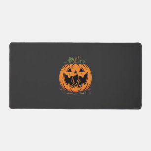 Bigfoot Halloween Pompoen Silhouet Ontwerp_1 Bureaumat