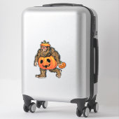 Bigfoot Halloween Pumpkin halloween Sticker (Koffer)