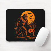 Bigfoot Halloween Sasquatch Jack O Lantern  Muismat (Met muis)
