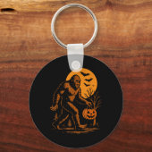 Bigfoot Halloween Sasquatch  Sleutelhanger (Voorkant)