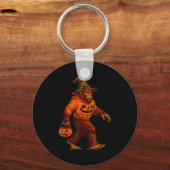 Bigfoot Halloween Trick Or Treat Sasquatch Costume Sleutelhanger (Voorkant)