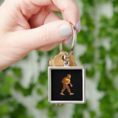 Bigfoot Halloween Trumpkin Pumpkin Classic Sleutelhanger (Hand)