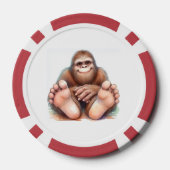 Bigfoot Happy Feet Poker Chips (Achterkant)