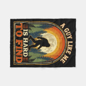 Bigfoot Hard To Find Retro Vintage Forest Sasquatc Fleece Deken (Voorkant (Horizontaal))