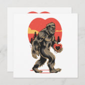 Bigfoot hart Valentijnsdag (Voorkant / Achterkant)