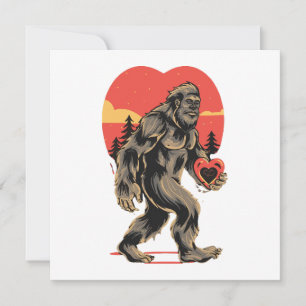 Bigfoot hart Valentijnsdag