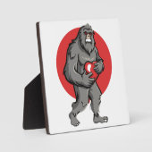 bigfoot hart valentijnsdag fotoplaat (Voorkant)