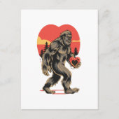 Bigfoot hart Valentijnsdag Informatiekaartje (Voorkant)