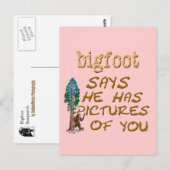 Bigfoot heeft Afbeeldingen Briefkaart (Voorkant / Achterkant)