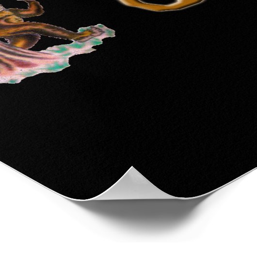 Bigfoot heeft Afbeeldingen Poster (Hoek)