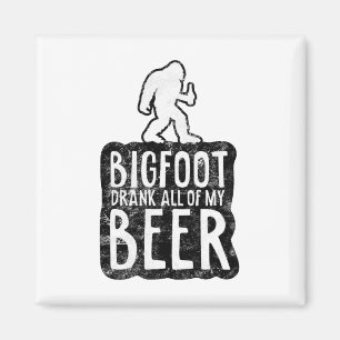 Bigfoot Heeft Al Mijn Bierliefhebbers Gedronken Fu Magneet