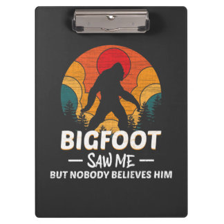 Bigfoot heeft me gezien, maar niemand gelooft hem klembord