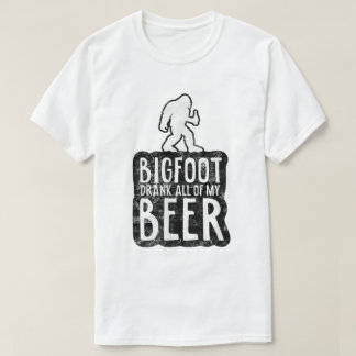 Bigfoot Heeft Mijn Bier Gedronken Grappige Camping T-shirt