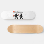 Bigfoot herinnert Valentijnsdag Skateboard (Horizontaal)