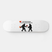 Bigfoot herinnert Valentijnsdag Skateboard (Horizontaal)