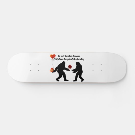Bigfoot herinnert Valentijnsdag Skateboard (Horizontaal)
