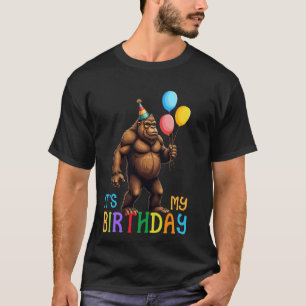 Bigfoot Het is mijn verjaardag Bash Fun Party Ball T-shirt