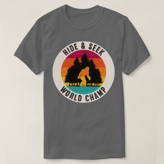 Bigfoot hide amp Seek World Champ T-shirt (Design voorkant)