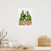 Bigfoot hide and Seek Champion Pacific Northwest Poster (Keuken)