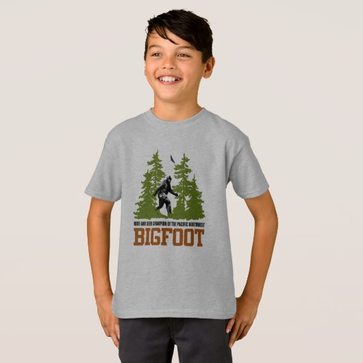 Bigfoot hide and Seek Champion Pacific Northwest T T-shirt (Voorkant volledig)