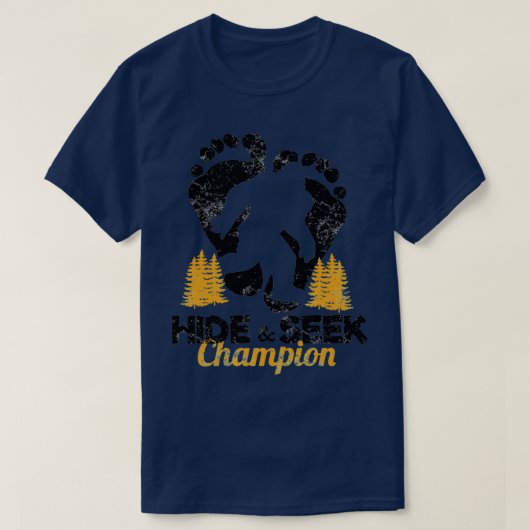Bigfoot Hide and Seek Champion T-shirt (Design voorkant)