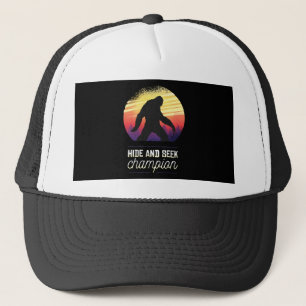 Bigfoot Hide and Seek Kampioen - Grappige Yeti Gel Trucker Pet