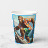 Bigfoot Hiking Papieren Bekers (Achterkant)