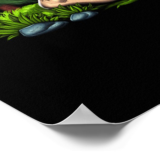 Bigfoot Hiking Poster (Hoek)