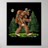 Bigfoot Hiking Poster (Voorkant)