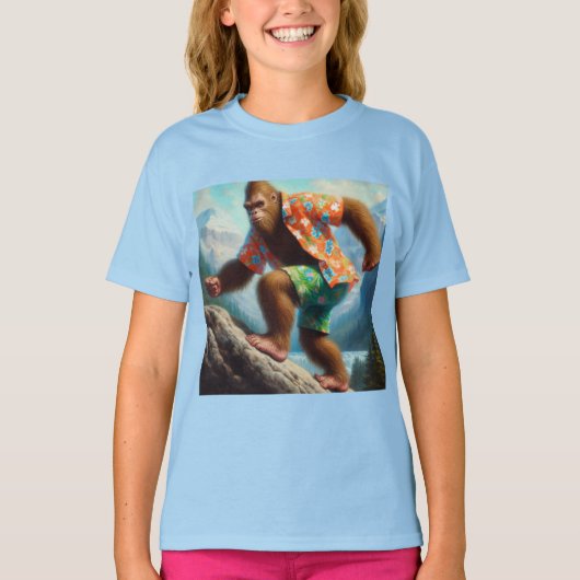 Bigfoot Hiking T-shirt (Voorkant)