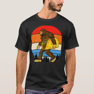 Bigfoot Holding A Taco T-shirt