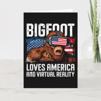 Bigfoot houdt van Amerika en virtuele realiteit Gr Kaart