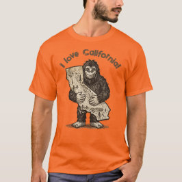 Bigfoot houdt van Californië T-shirt