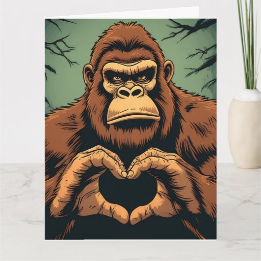 BIGFOOT HOUDT VAN JOUEN oversized KAART (Voorkant)