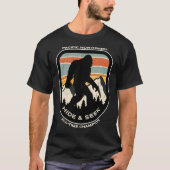 Bigfoot Huid and Seek All-Time Champ of Pacific No T-shirt (Voorkant)