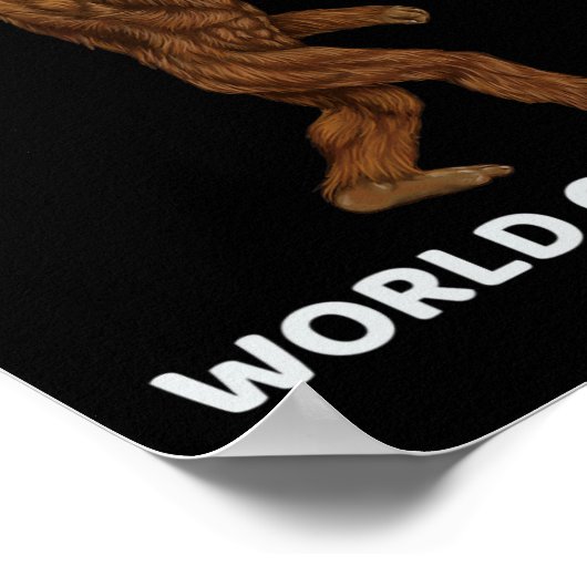 Bigfoot Huid and Seek World Champion Fun Gezegde B Poster (Hoek)