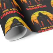 Bigfoot Huid en Seek Champion Funny Cadeaupapier (Rol Hoek)