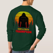 Bigfoot Huid en Seek Champion T-shirt (Achterkant)