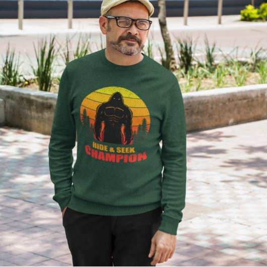 Bigfoot Huid en Seek Champion T-shirt